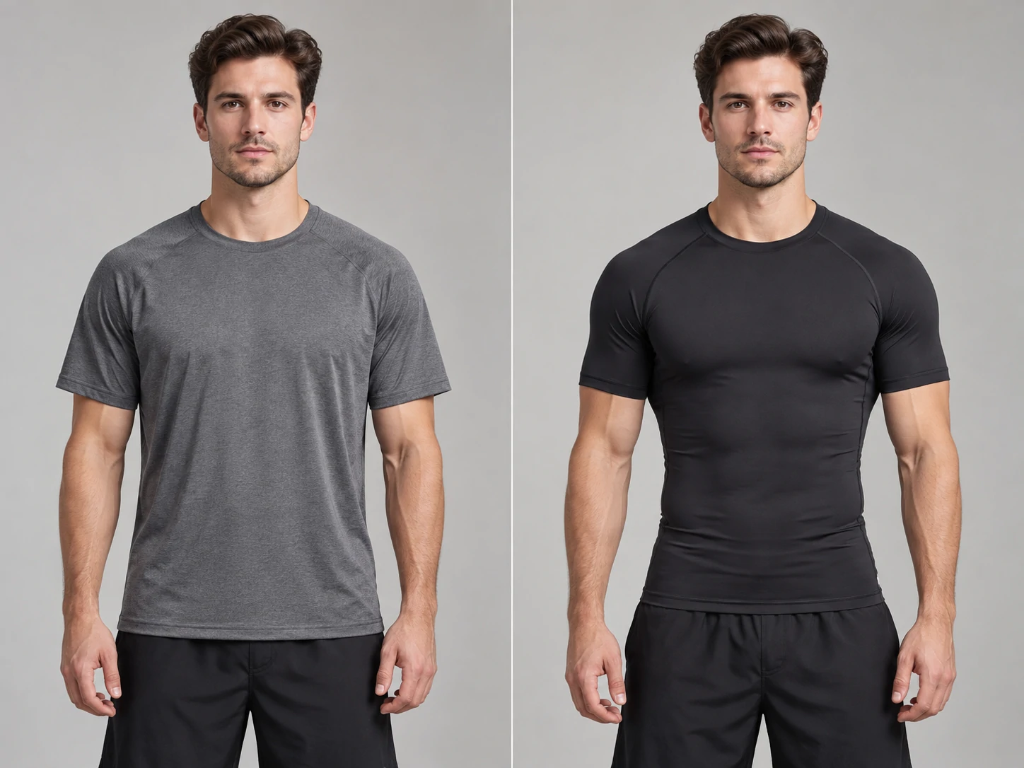 Custom men's activewear fit development