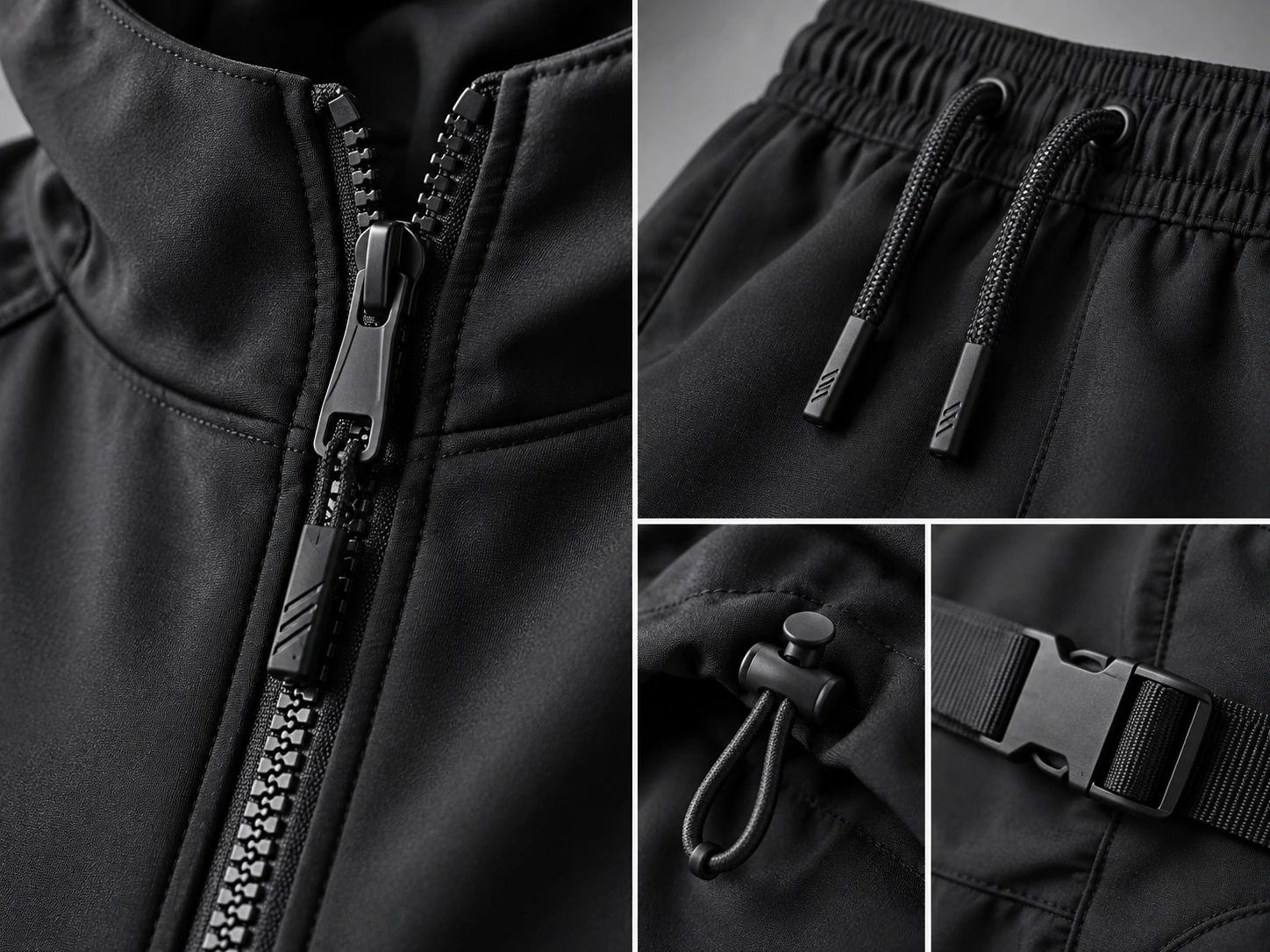 Custom trims for men's activewear