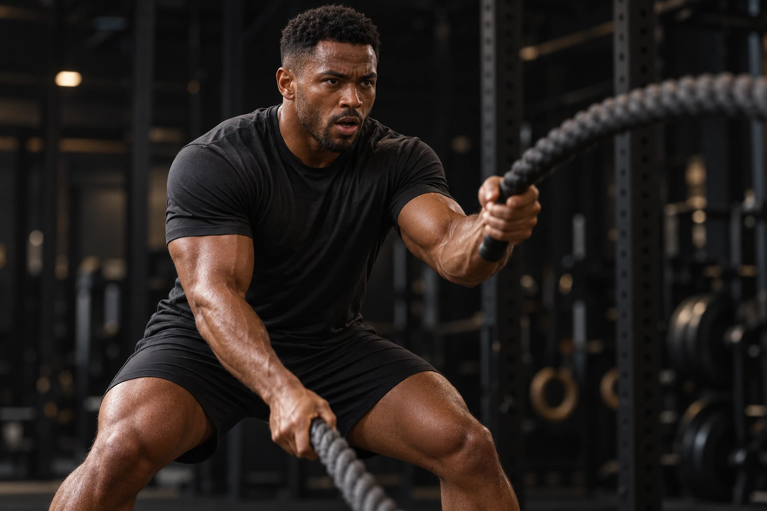 Custom men's training T-shirt development for performance activewear brands