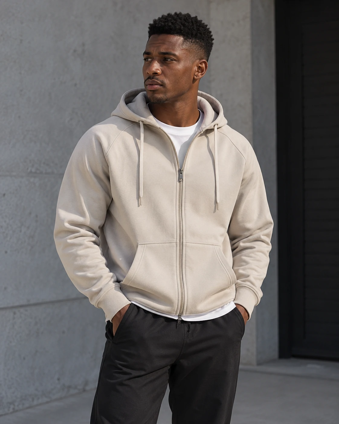 Custom men's lightweight athletic training jacket