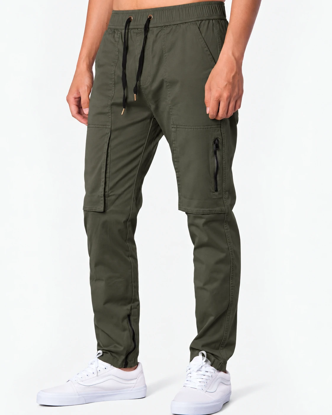 Men's technical joggers with zip pockets and functional construction