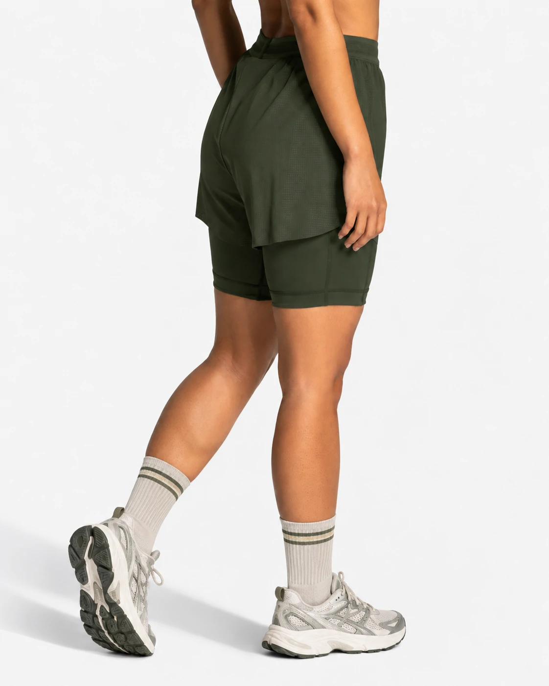 Custom women's 2 in 1 training shorts manufacturer
