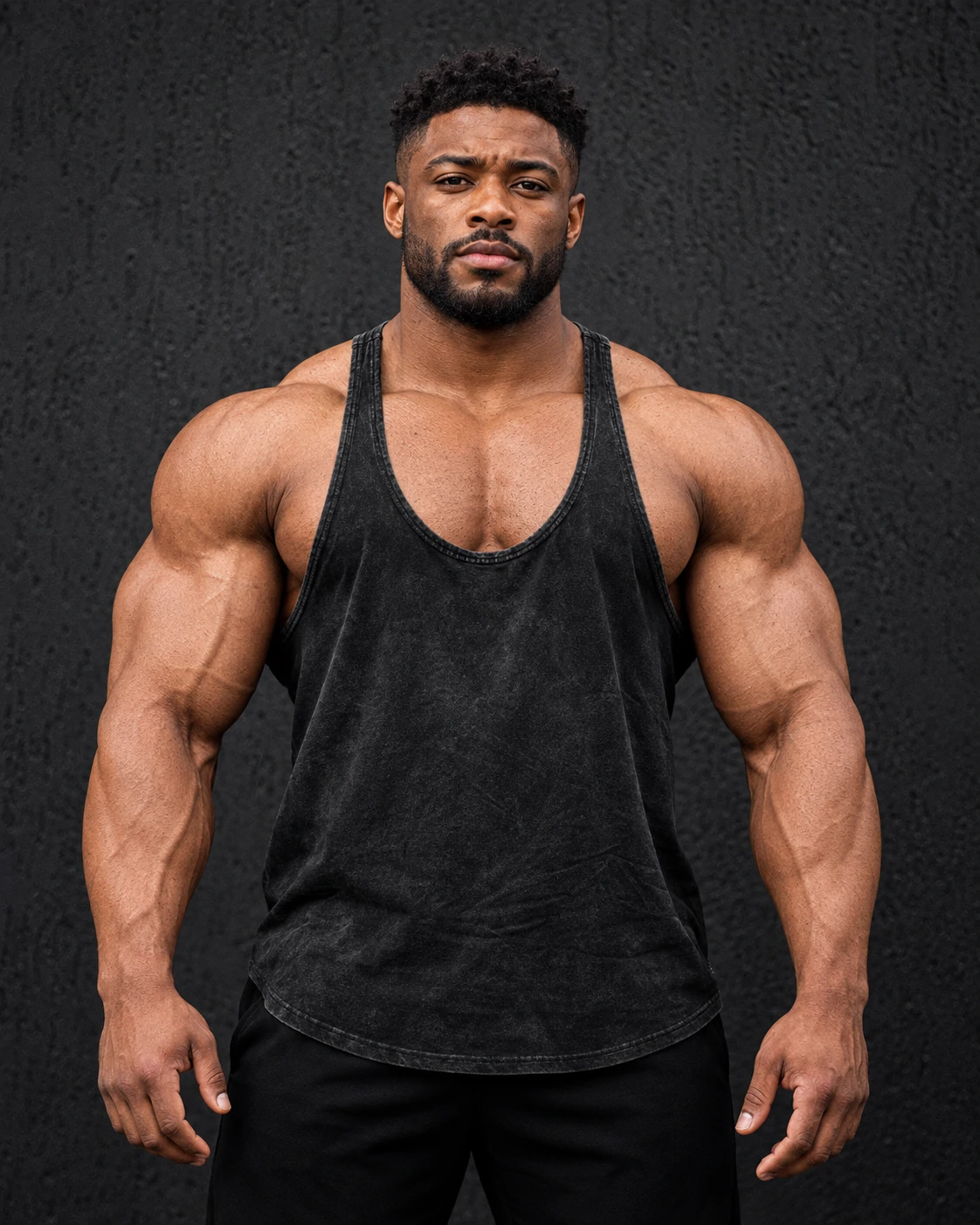 Custom men's stringer tank top development