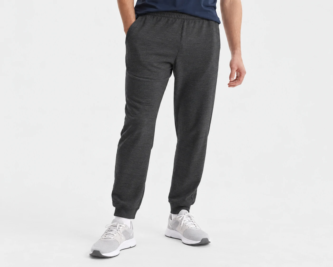 Men's French terry joggers with casual athletic silhouette